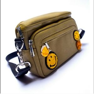 ZARA smiley canvas crossbody bag